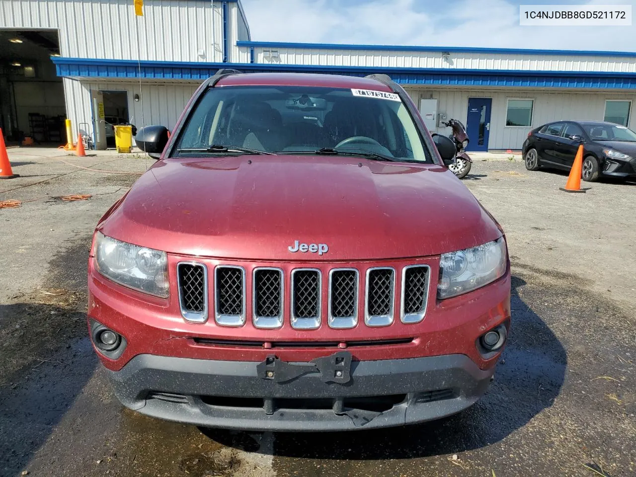 2016 Jeep Compass Sport VIN: 1C4NJDBB8GD521172 Lot: 71675744