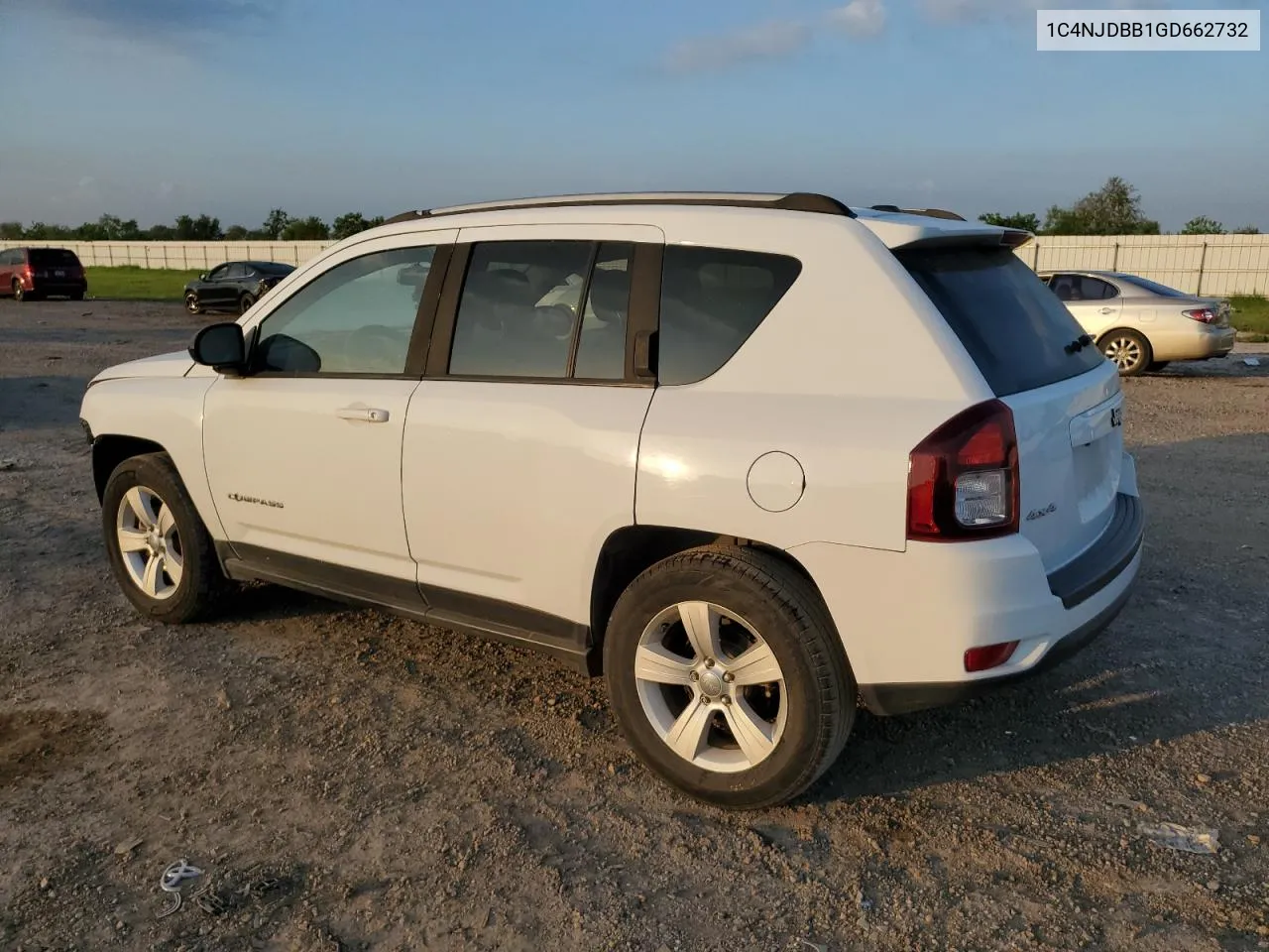 2016 Jeep Compass Sport VIN: 1C4NJDBB1GD662732 Lot: 71724684