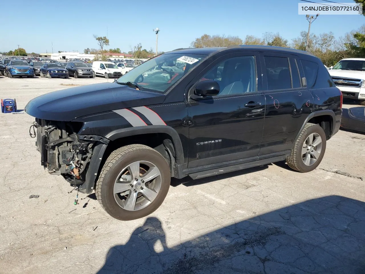 1C4NJDEB1GD772160 2016 Jeep Compass Latitude