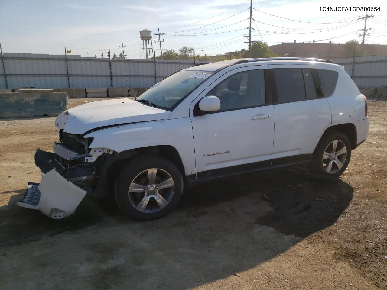 1C4NJCEA1GD800654 2016 Jeep Compass Latitude