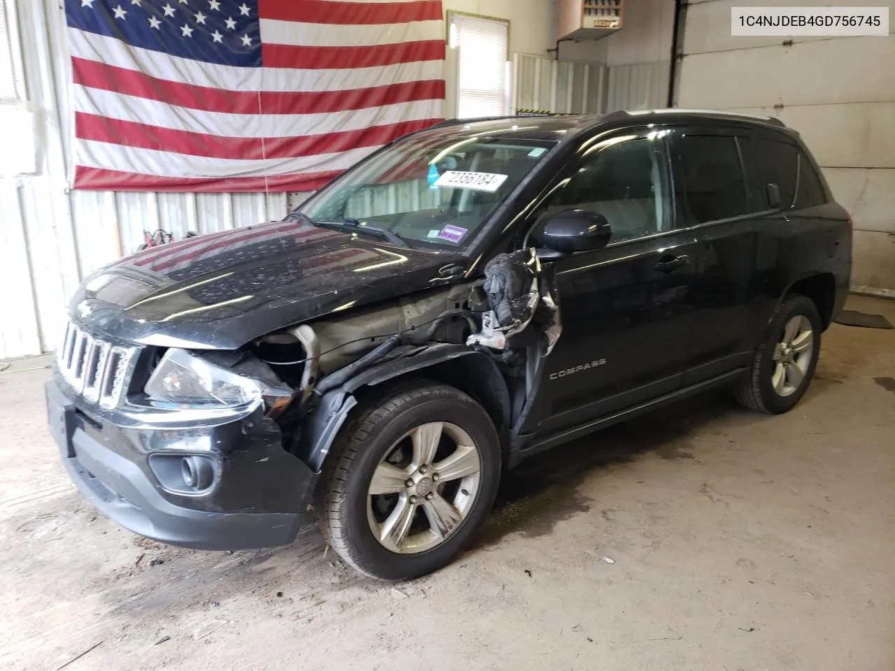 1C4NJDEB4GD756745 2016 Jeep Compass Latitude