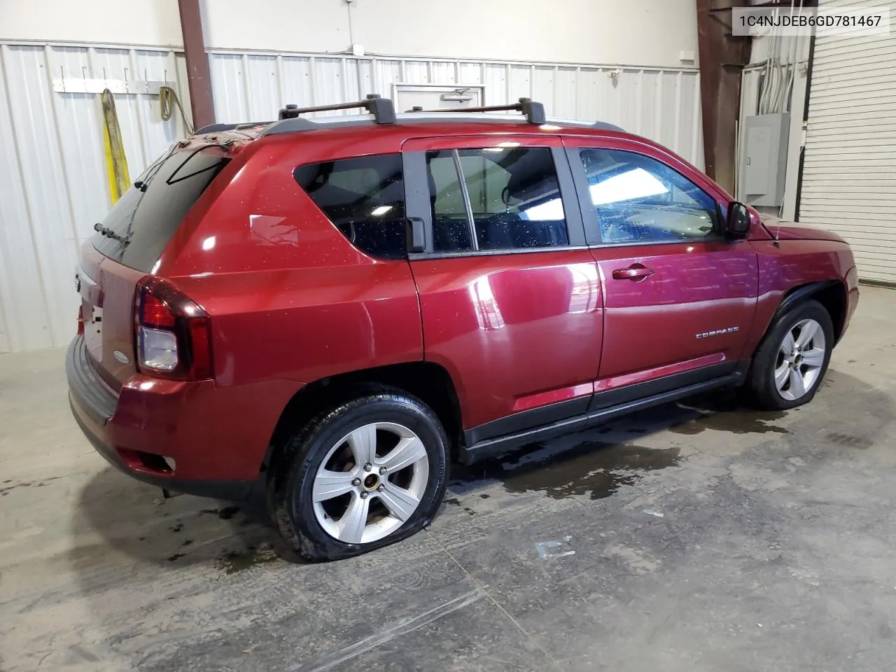 2016 Jeep Compass Latitude VIN: 1C4NJDEB6GD781467 Lot: 72357844