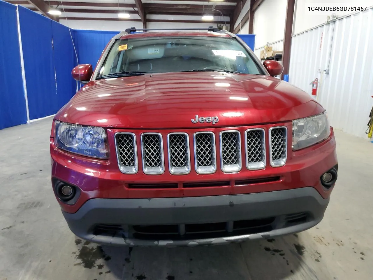 2016 Jeep Compass Latitude VIN: 1C4NJDEB6GD781467 Lot: 72357844