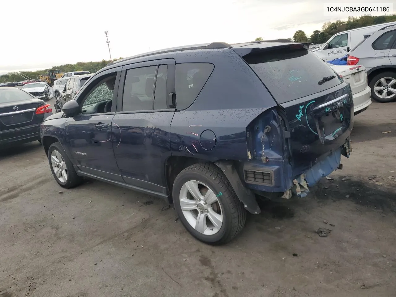 1C4NJCBA3GD641186 2016 Jeep Compass Sport