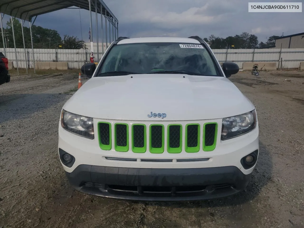 2016 Jeep Compass Sport VIN: 1C4NJCBA9GD611710 Lot: 72804874