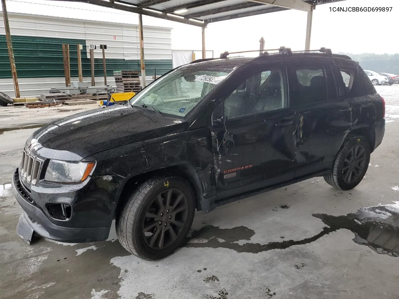 2016 Jeep Compass Sport VIN: 1C4NJCBB6GD699897 Lot: 72929394