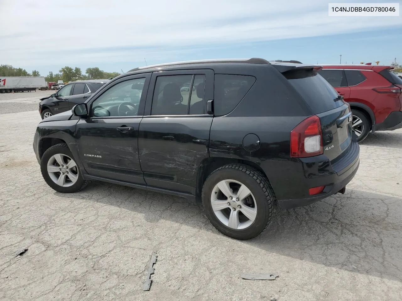 2016 Jeep Compass Sport VIN: 1C4NJDBB4GD780046 Lot: 72976424