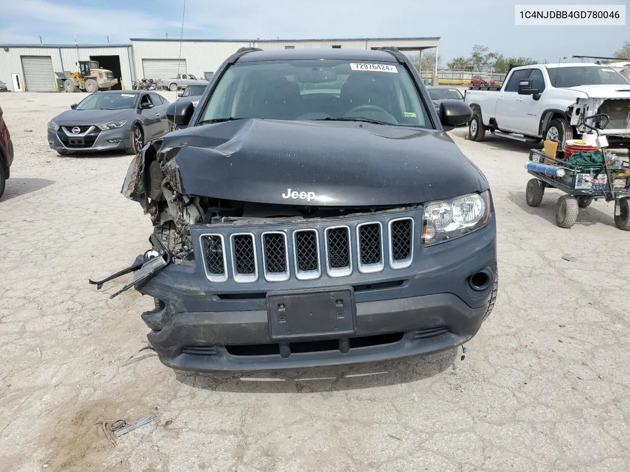 2016 Jeep Compass Sport VIN: 1C4NJDBB4GD780046 Lot: 72976424