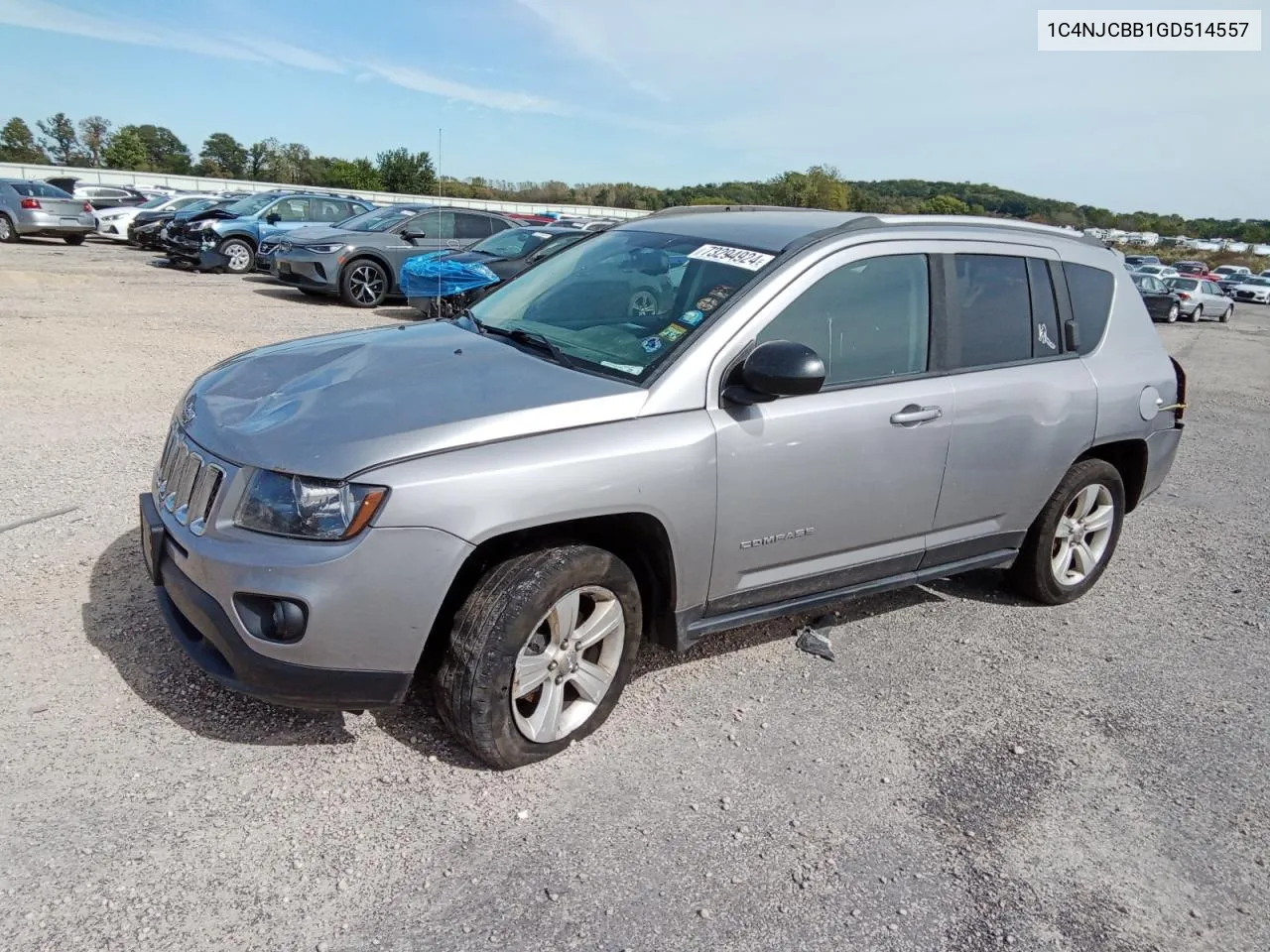 1C4NJCBB1GD514557 2016 Jeep Compass Sport