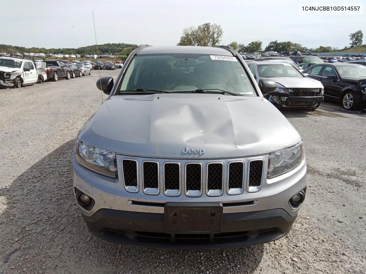 2016 Jeep Compass Sport VIN: 1C4NJCBB1GD514557 Lot: 73294924