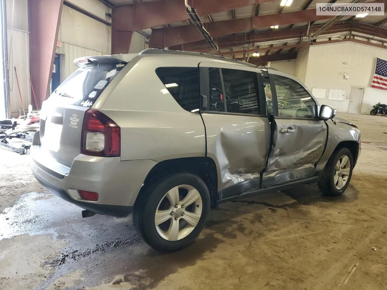 2016 Jeep Compass Sport VIN: 1C4NJCBAXGD574148 Lot: 73298514