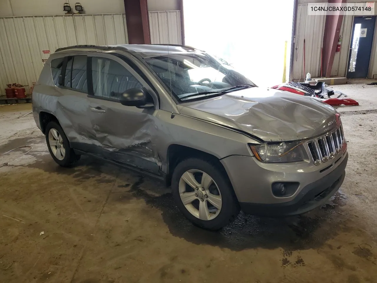 2016 Jeep Compass Sport VIN: 1C4NJCBAXGD574148 Lot: 73298514