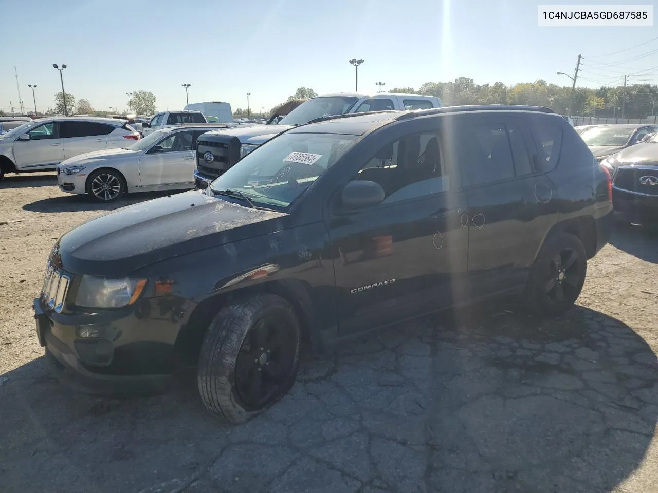 2016 Jeep Compass Sport VIN: 1C4NJCBA5GD687585 Lot: 73385564