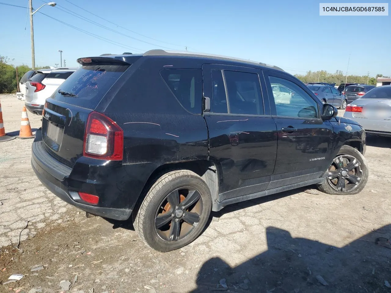 1C4NJCBA5GD687585 2016 Jeep Compass Sport