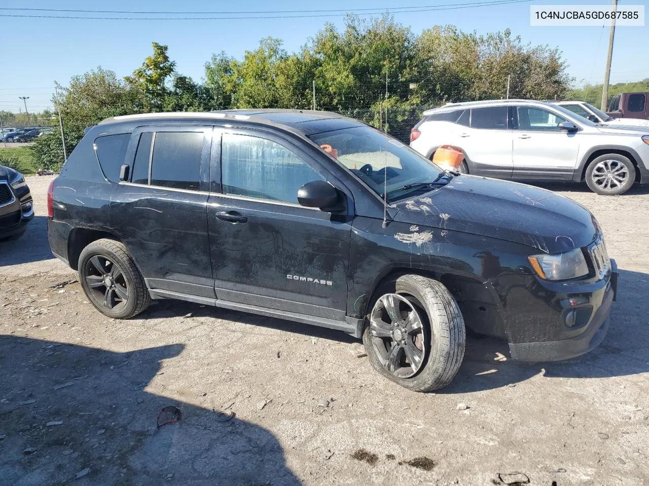 1C4NJCBA5GD687585 2016 Jeep Compass Sport