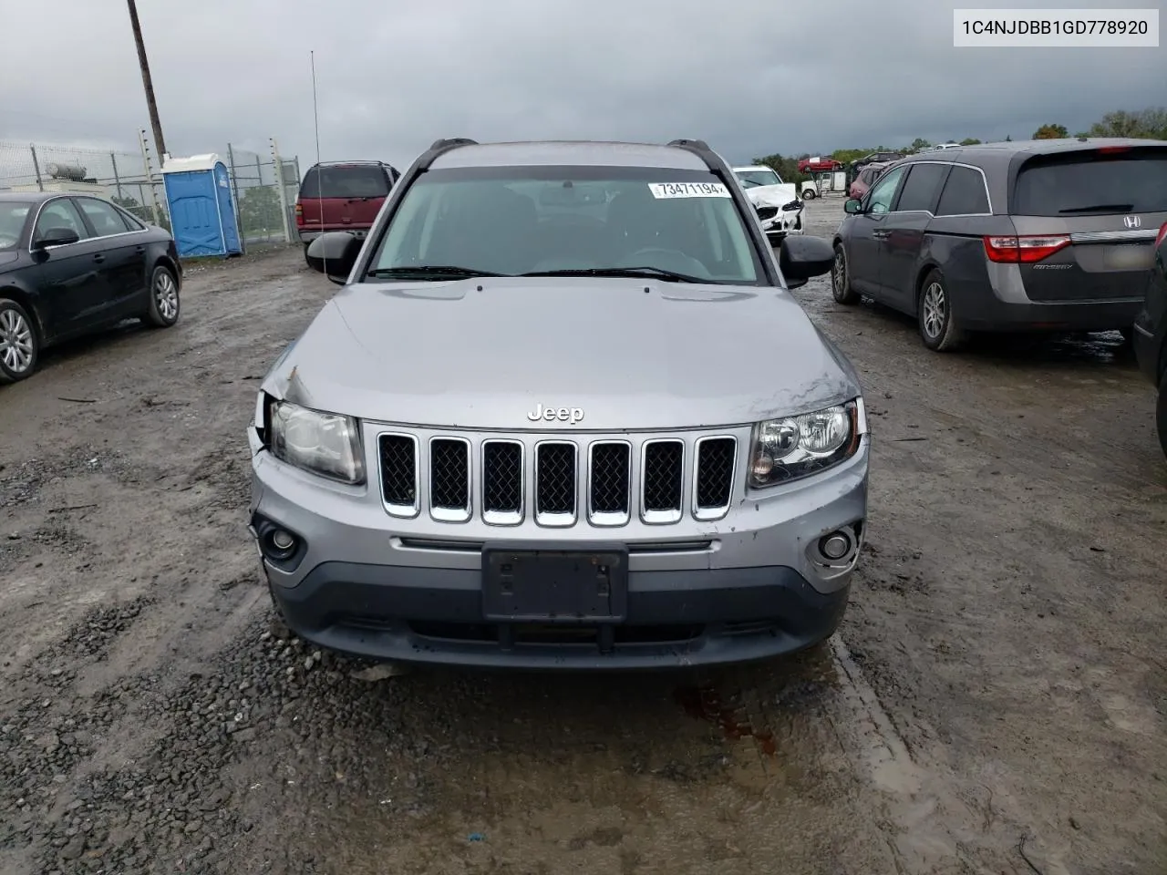 1C4NJDBB1GD778920 2016 Jeep Compass Sport