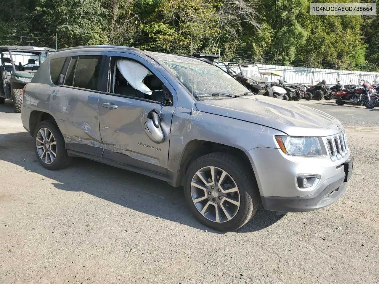 2016 Jeep Compass Latitude VIN: 1C4NJCEA8GD788664 Lot: 73656214