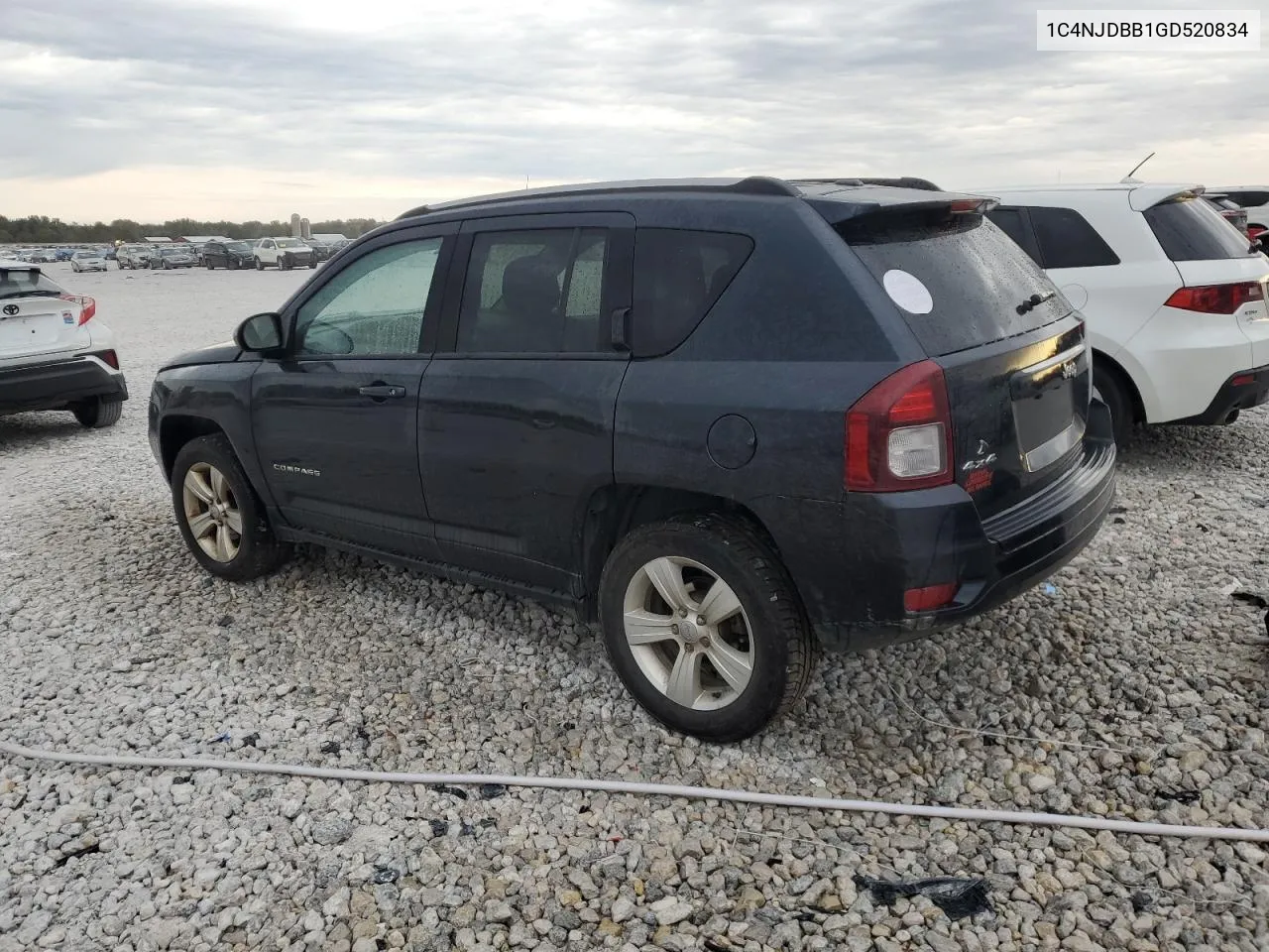 2016 Jeep Compass Sport VIN: 1C4NJDBB1GD520834 Lot: 73784944