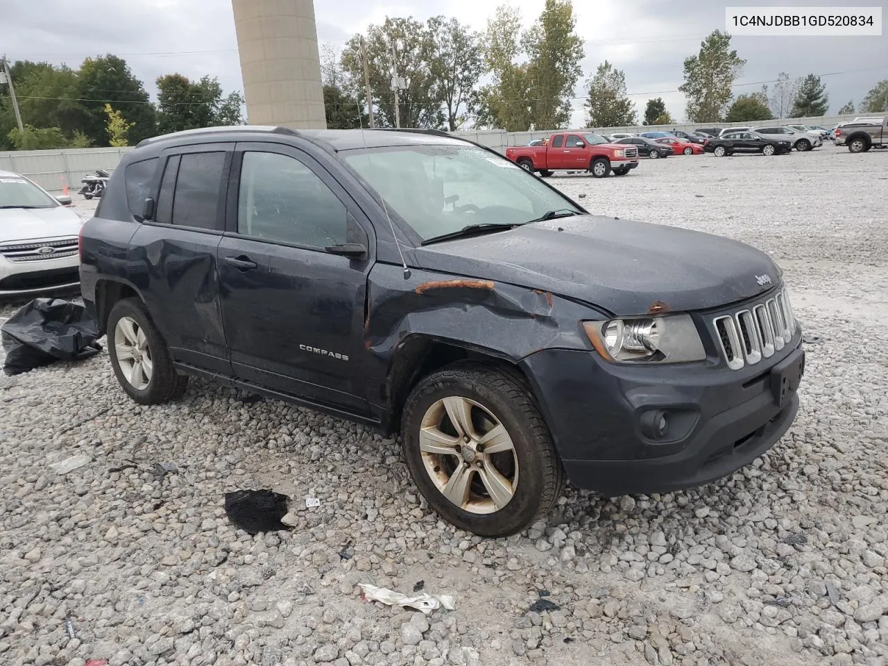 2016 Jeep Compass Sport VIN: 1C4NJDBB1GD520834 Lot: 73784944