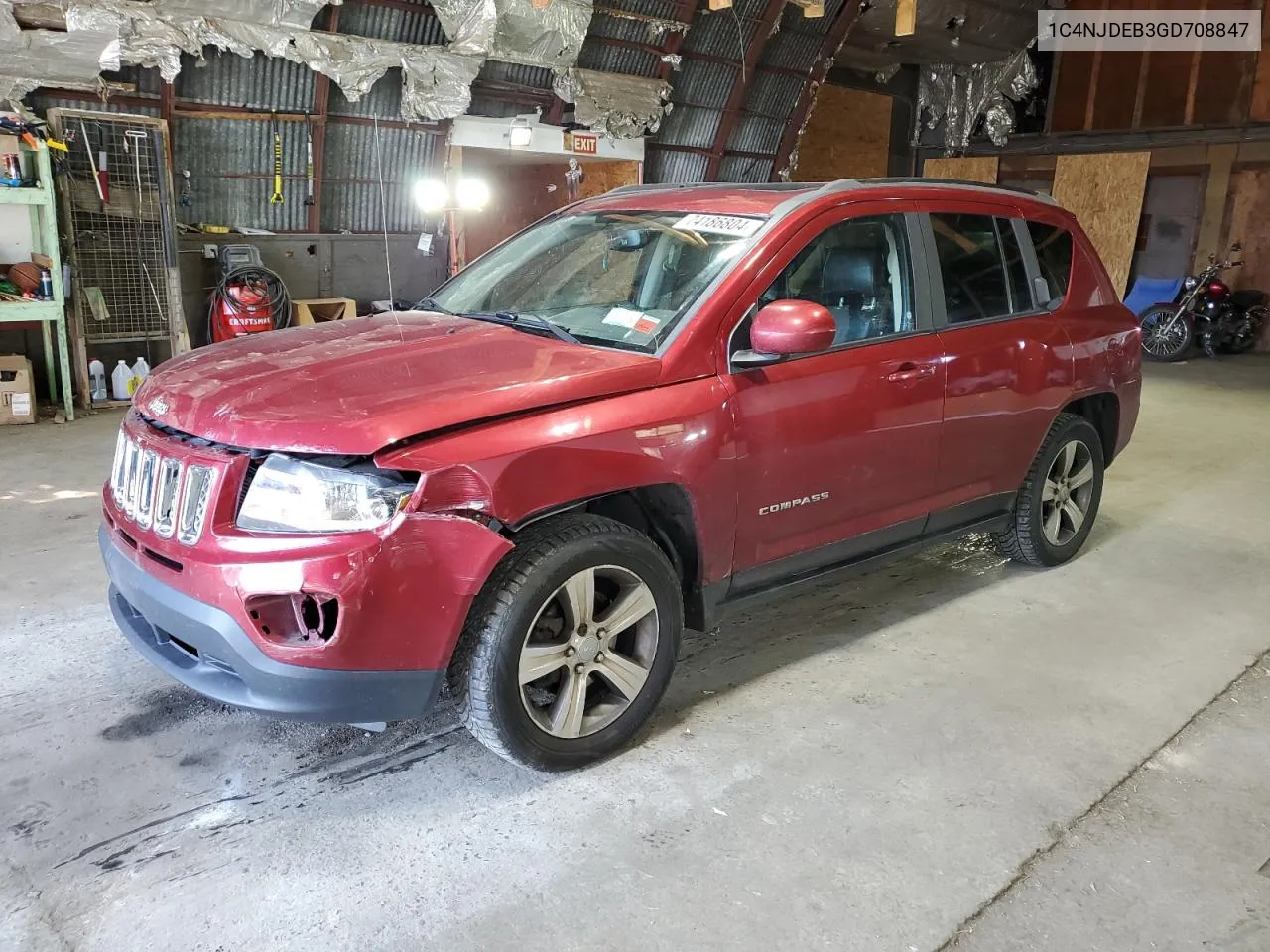 1C4NJDEB3GD708847 2016 Jeep Compass Latitude