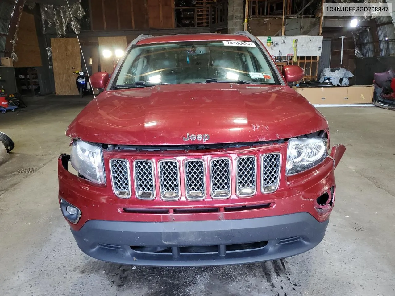 1C4NJDEB3GD708847 2016 Jeep Compass Latitude