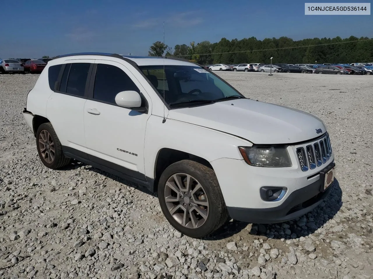 2016 Jeep Compass Latitude VIN: 1C4NJCEA5GD536144 Lot: 74379734