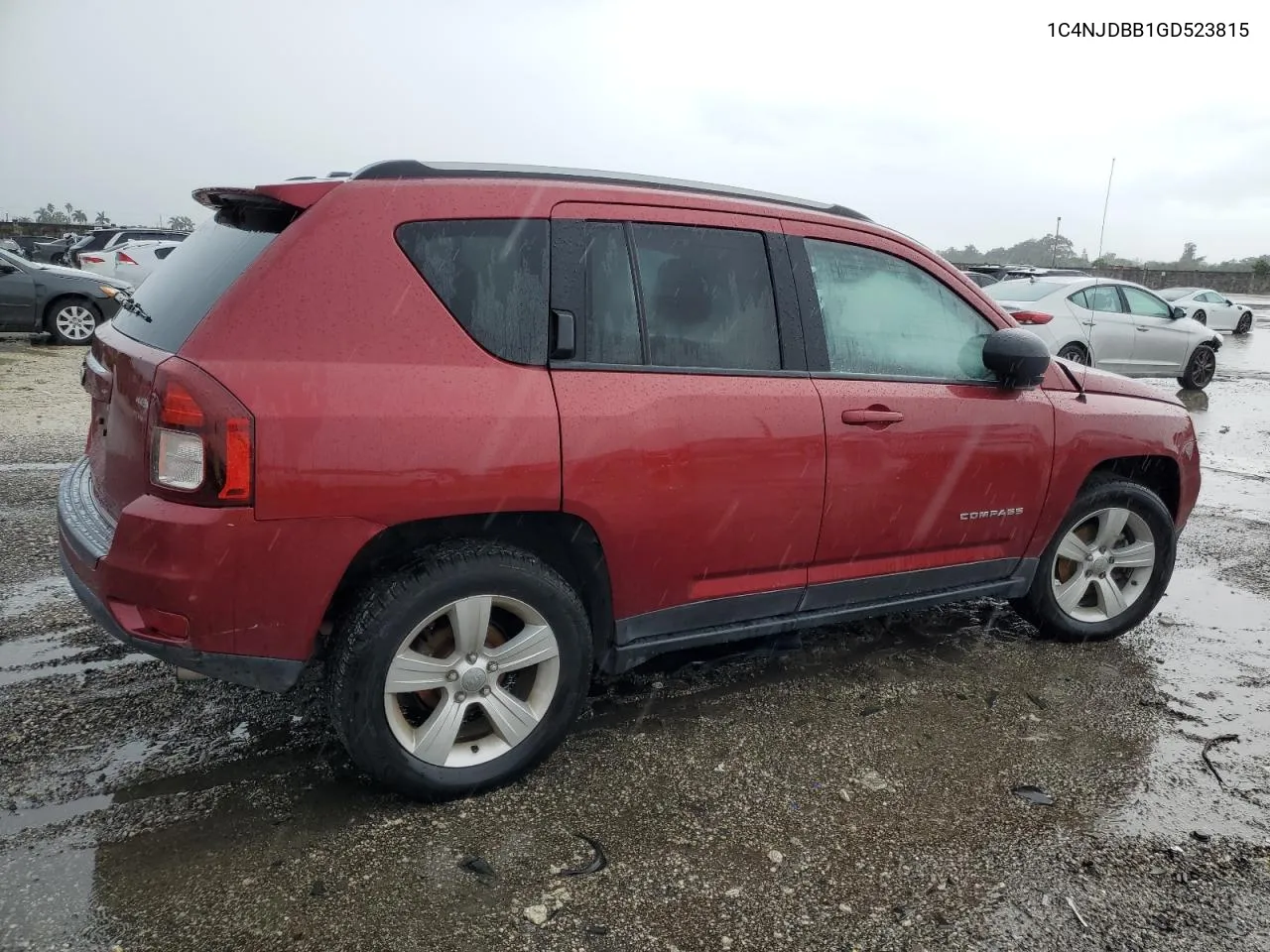 2016 Jeep Compass Sport VIN: 1C4NJDBB1GD523815 Lot: 74465034