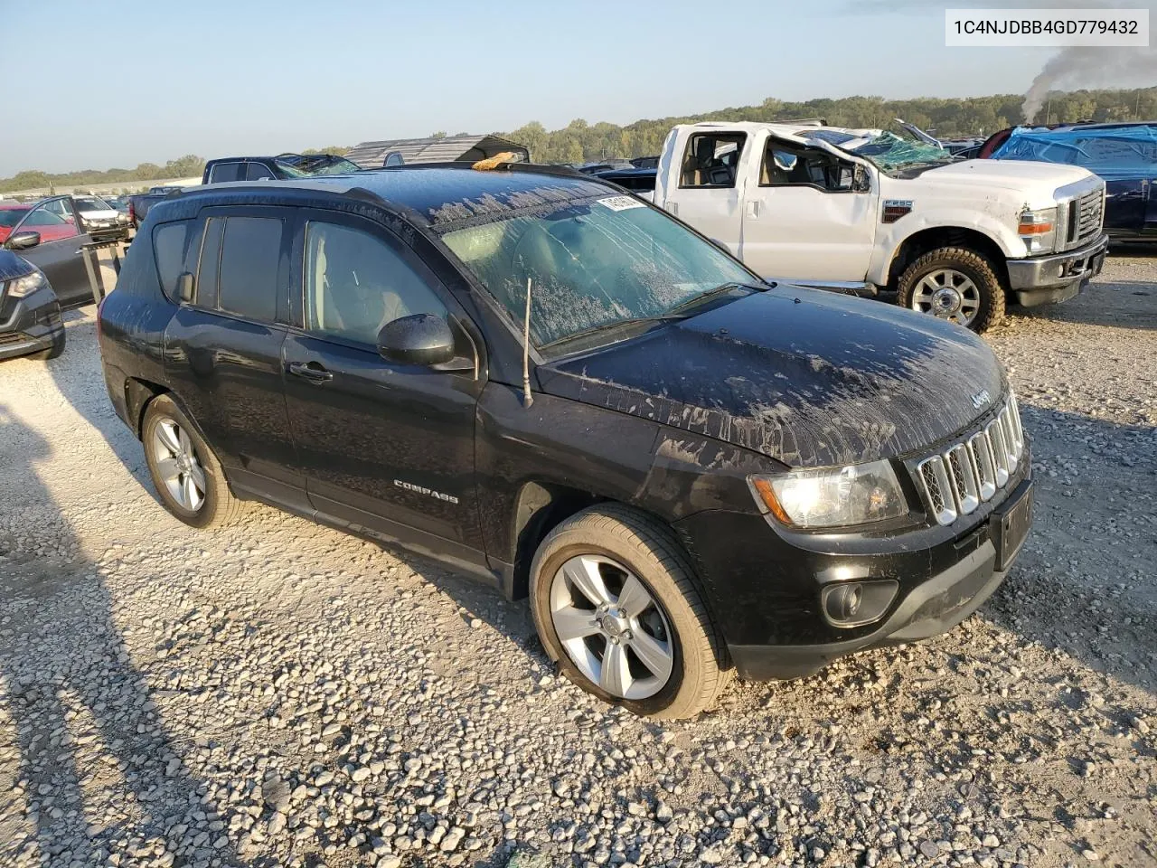 2016 Jeep Compass Sport VIN: 1C4NJDBB4GD779432 Lot: 74519674