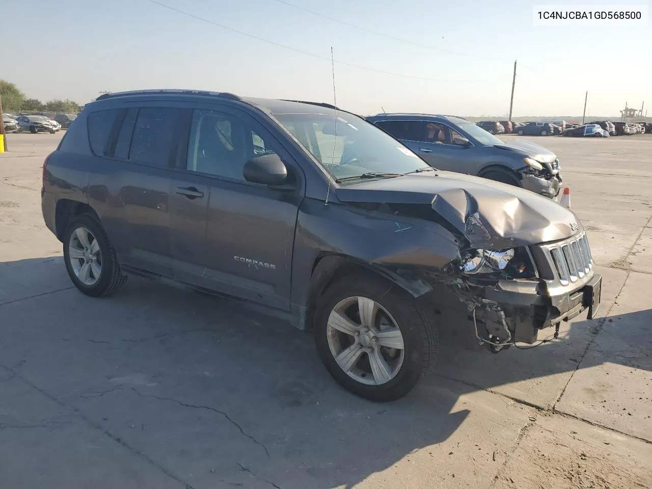 2016 Jeep Compass Sport VIN: 1C4NJCBA1GD568500 Lot: 74581374