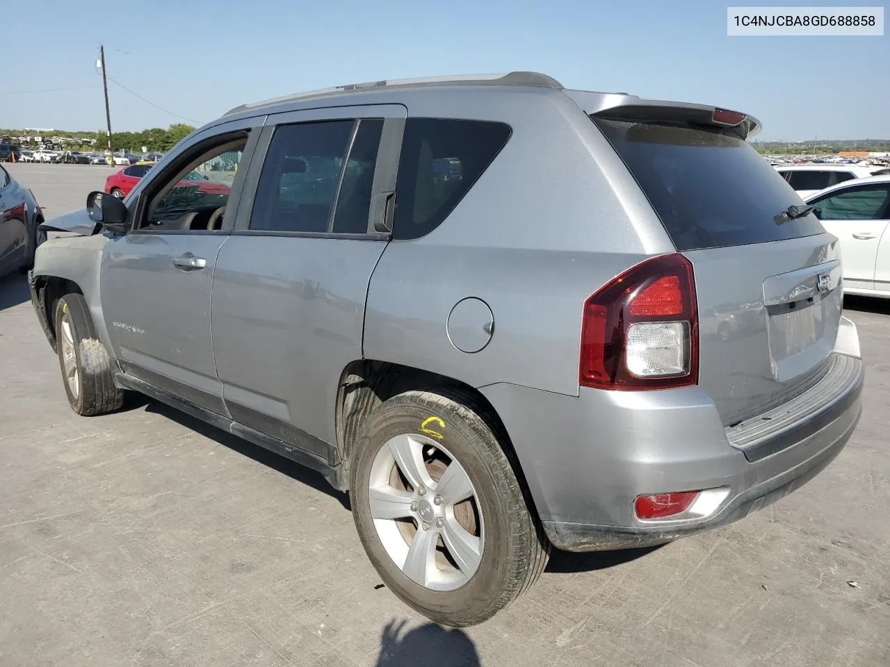 2016 Jeep Compass Sport VIN: 1C4NJCBA8GD688858 Lot: 74641264