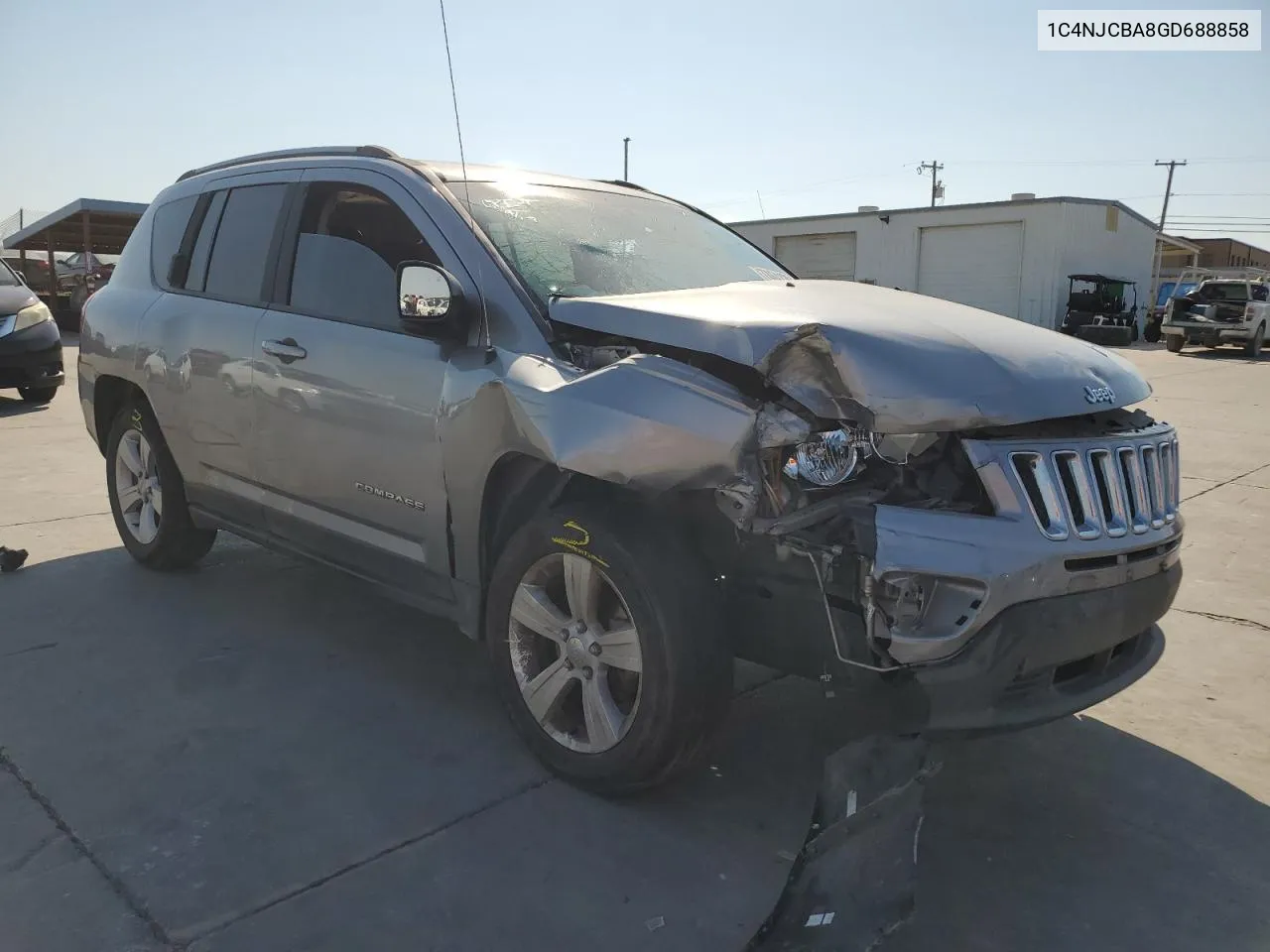 2016 Jeep Compass Sport VIN: 1C4NJCBA8GD688858 Lot: 74641264