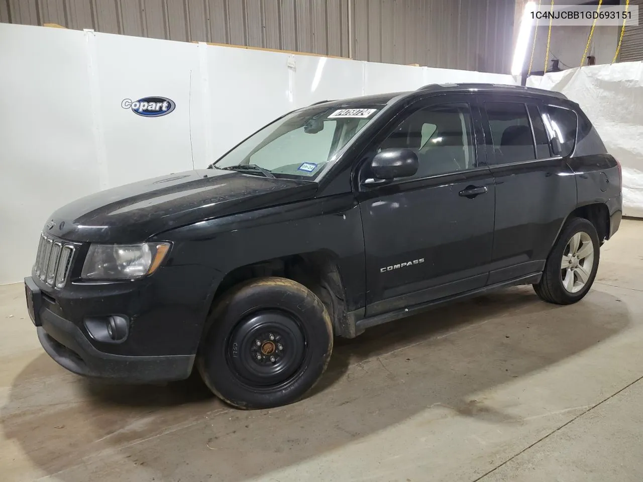 2016 Jeep Compass Sport VIN: 1C4NJCBB1GD693151 Lot: 74759724