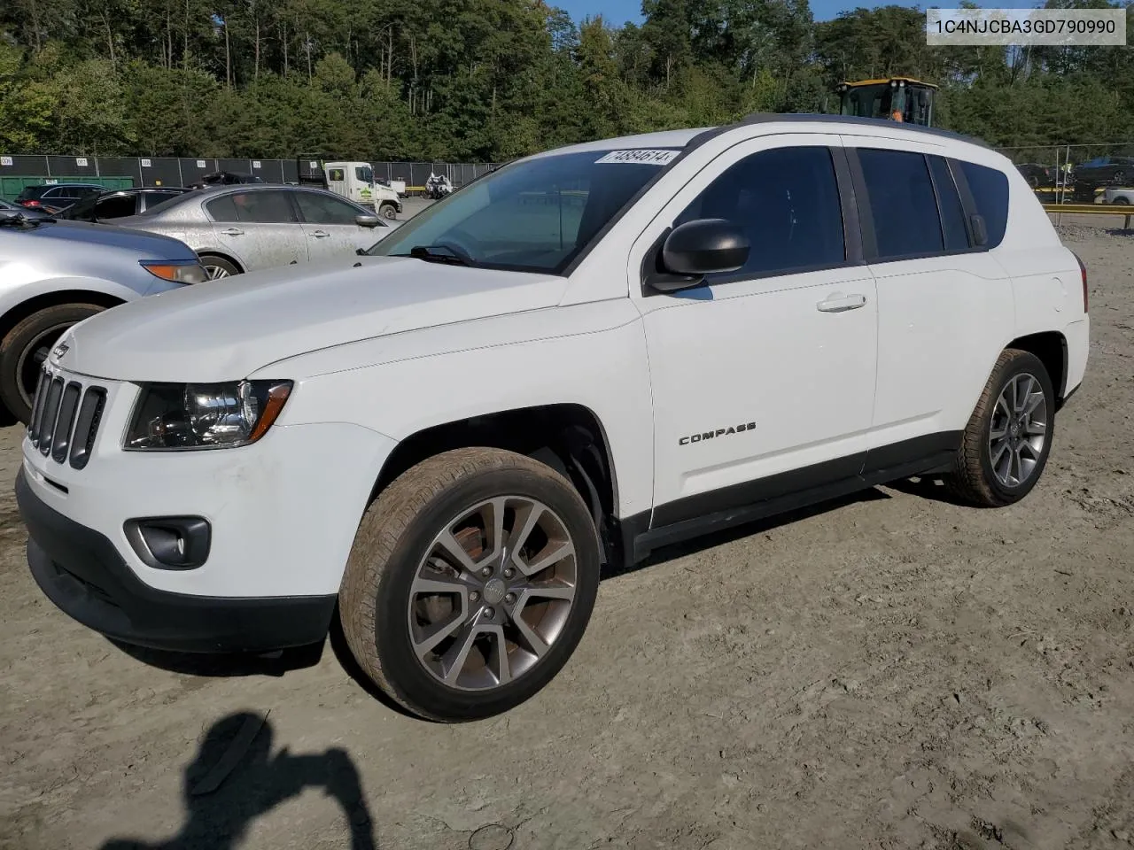 2016 Jeep Compass Sport VIN: 1C4NJCBA3GD790990 Lot: 74884614