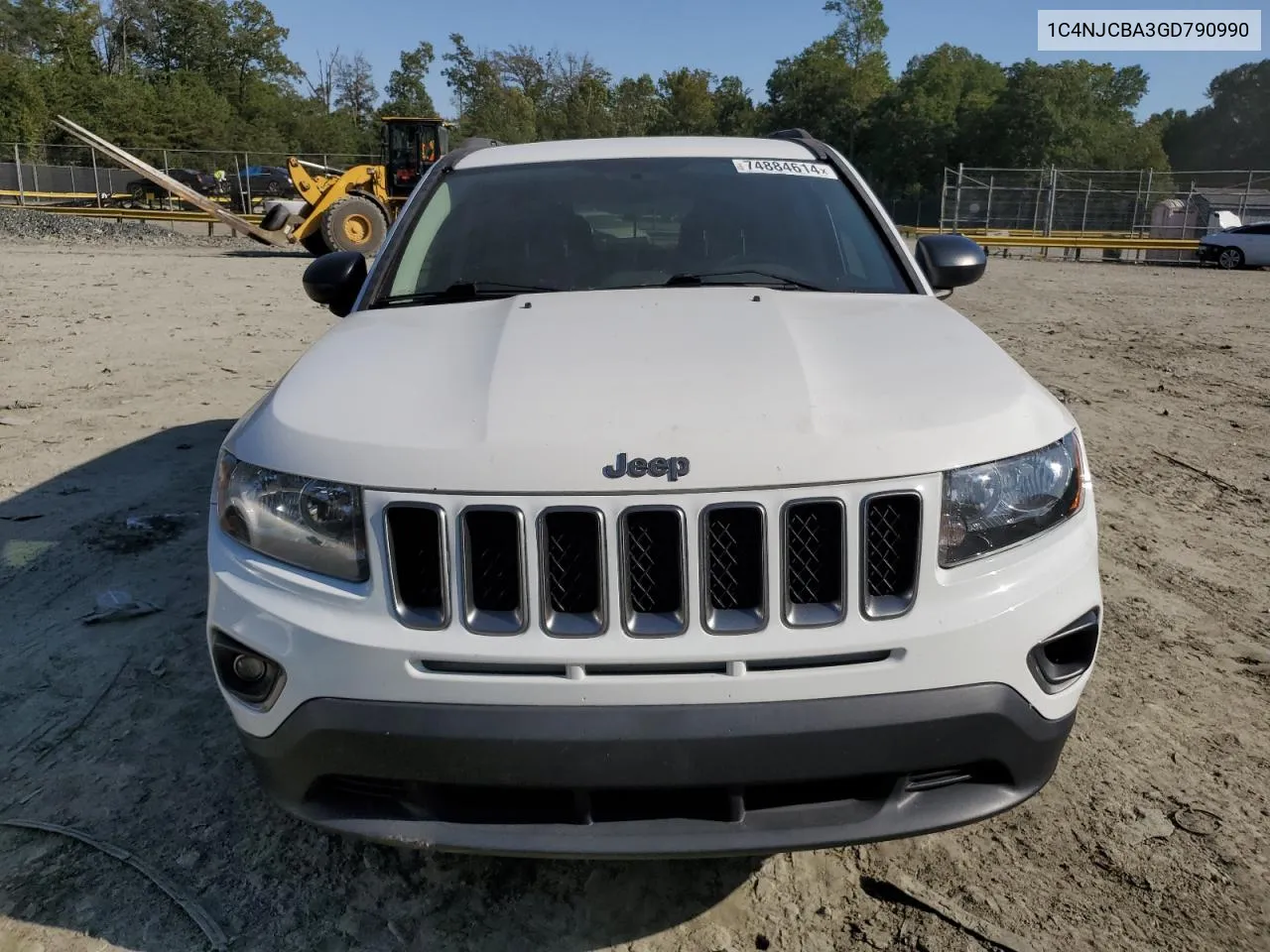 2016 Jeep Compass Sport VIN: 1C4NJCBA3GD790990 Lot: 74884614