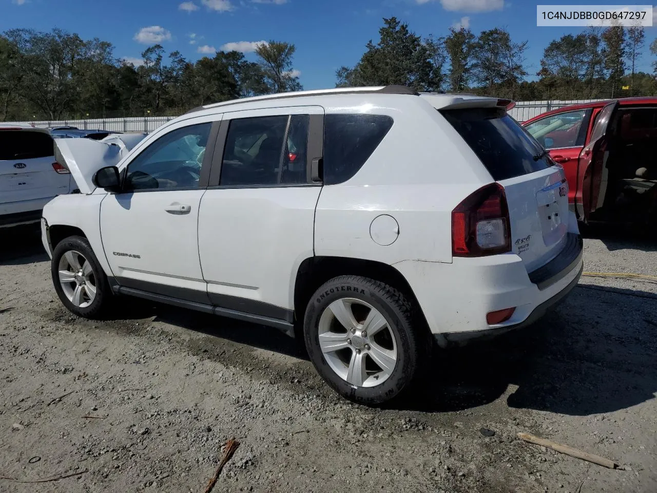 1C4NJDBB0GD647297 2016 Jeep Compass Sport