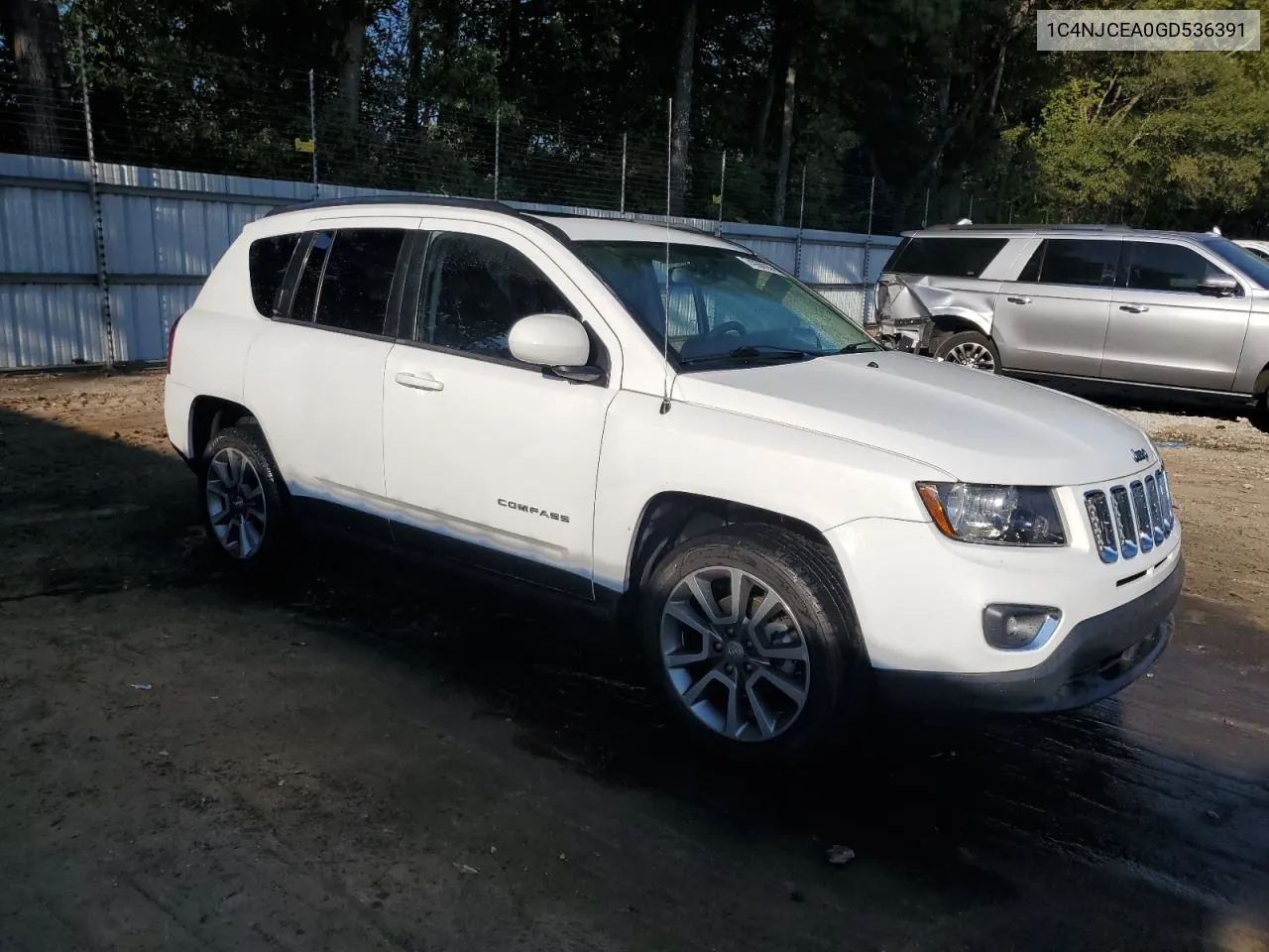 2016 Jeep Compass Latitude VIN: 1C4NJCEA0GD536391 Lot: 74980944