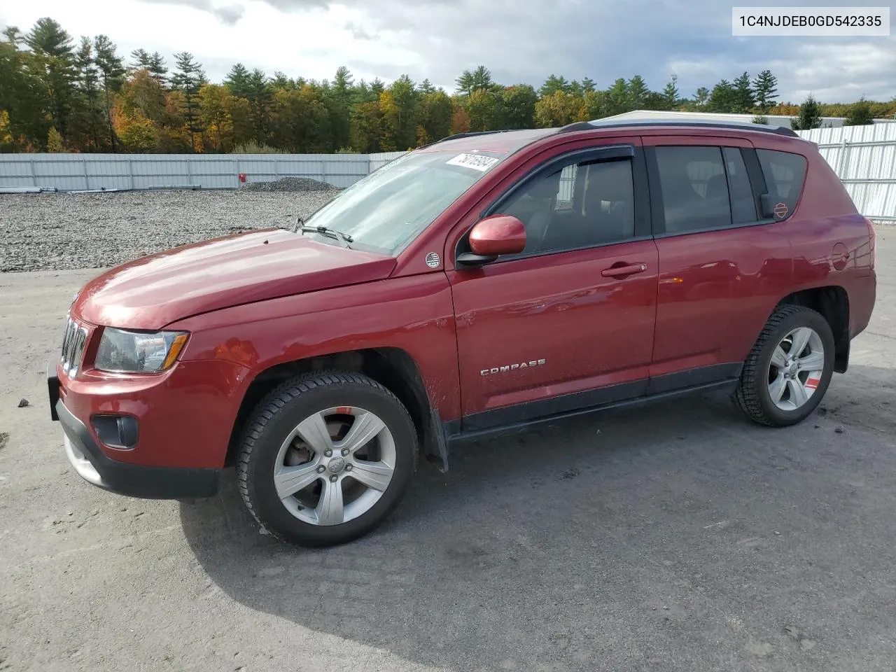 1C4NJDEB0GD542335 2016 Jeep Compass Latitude