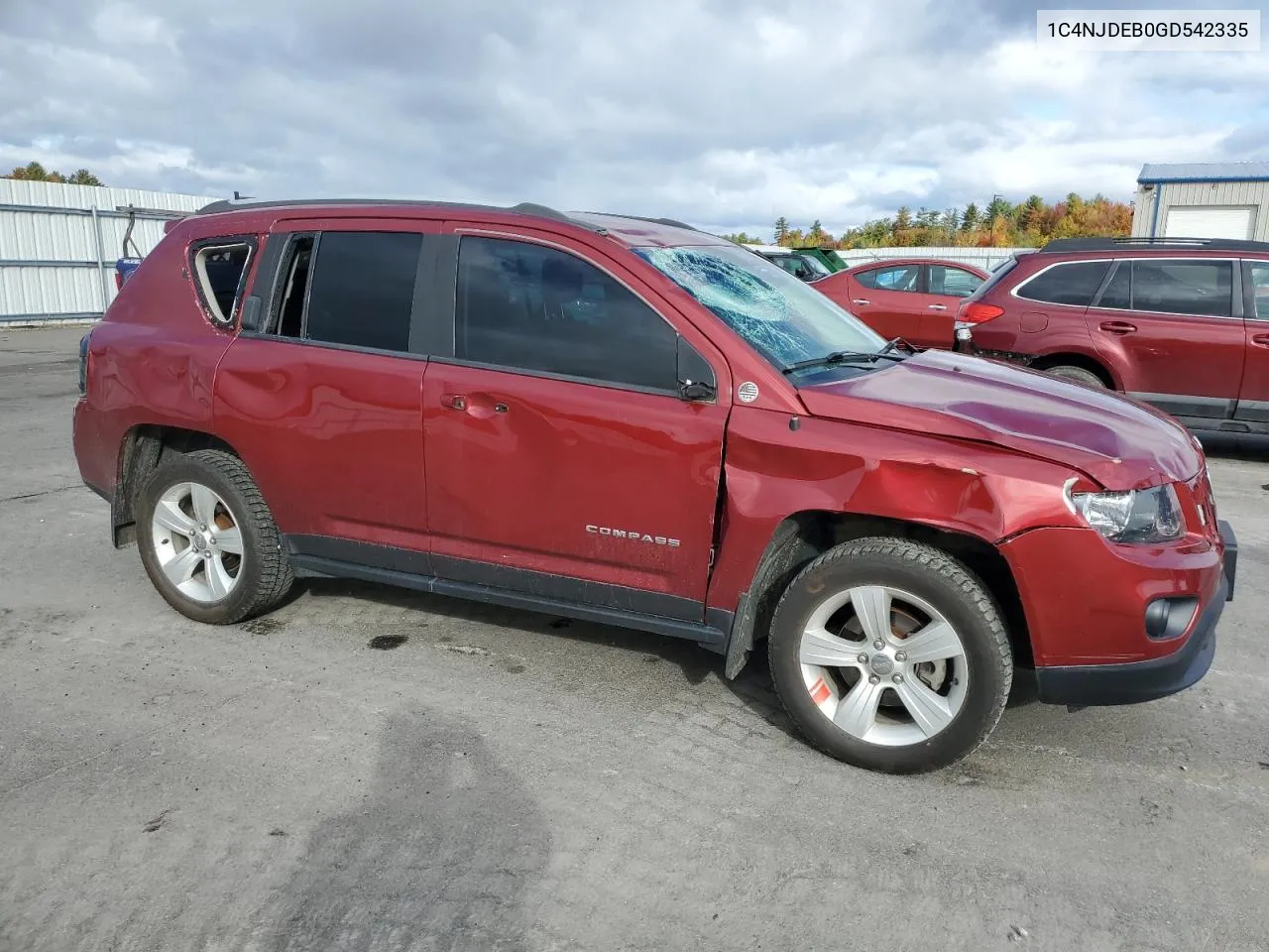 1C4NJDEB0GD542335 2016 Jeep Compass Latitude