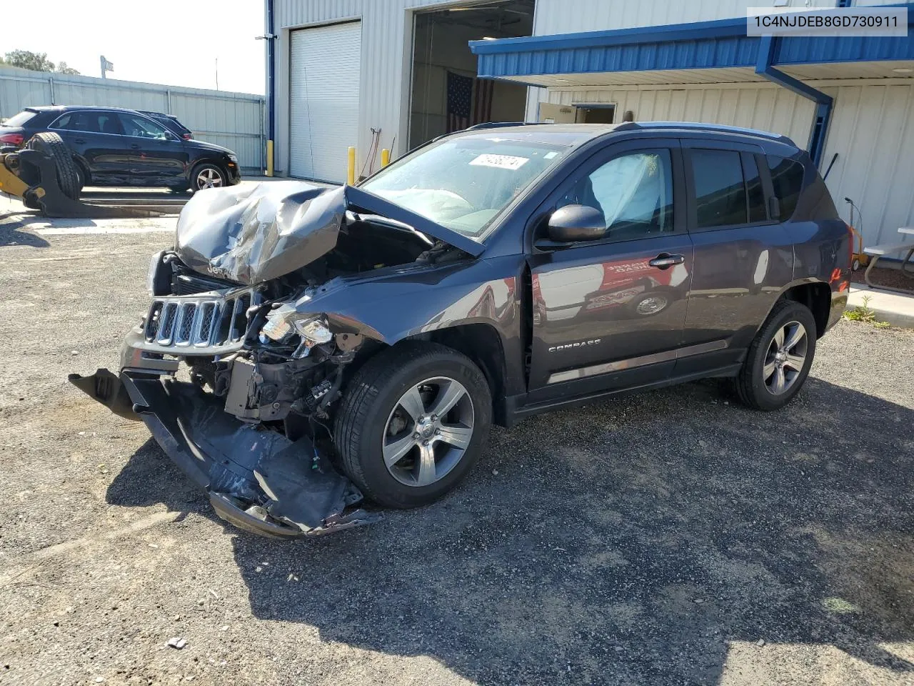 2016 Jeep Compass Latitude VIN: 1C4NJDEB8GD730911 Lot: 75436274