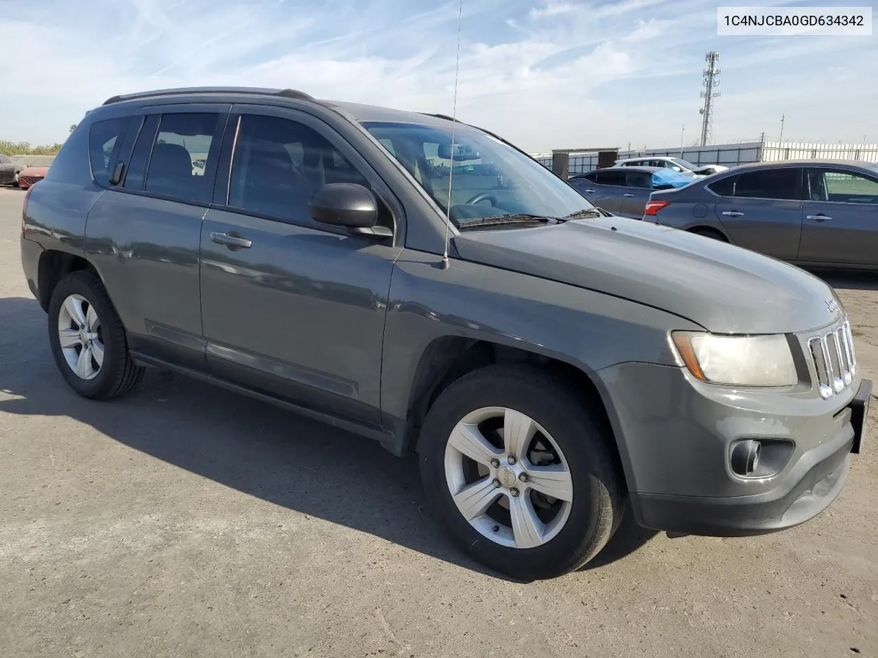 2016 Jeep Compass Sport VIN: 1C4NJCBA0GD634342 Lot: 75569414