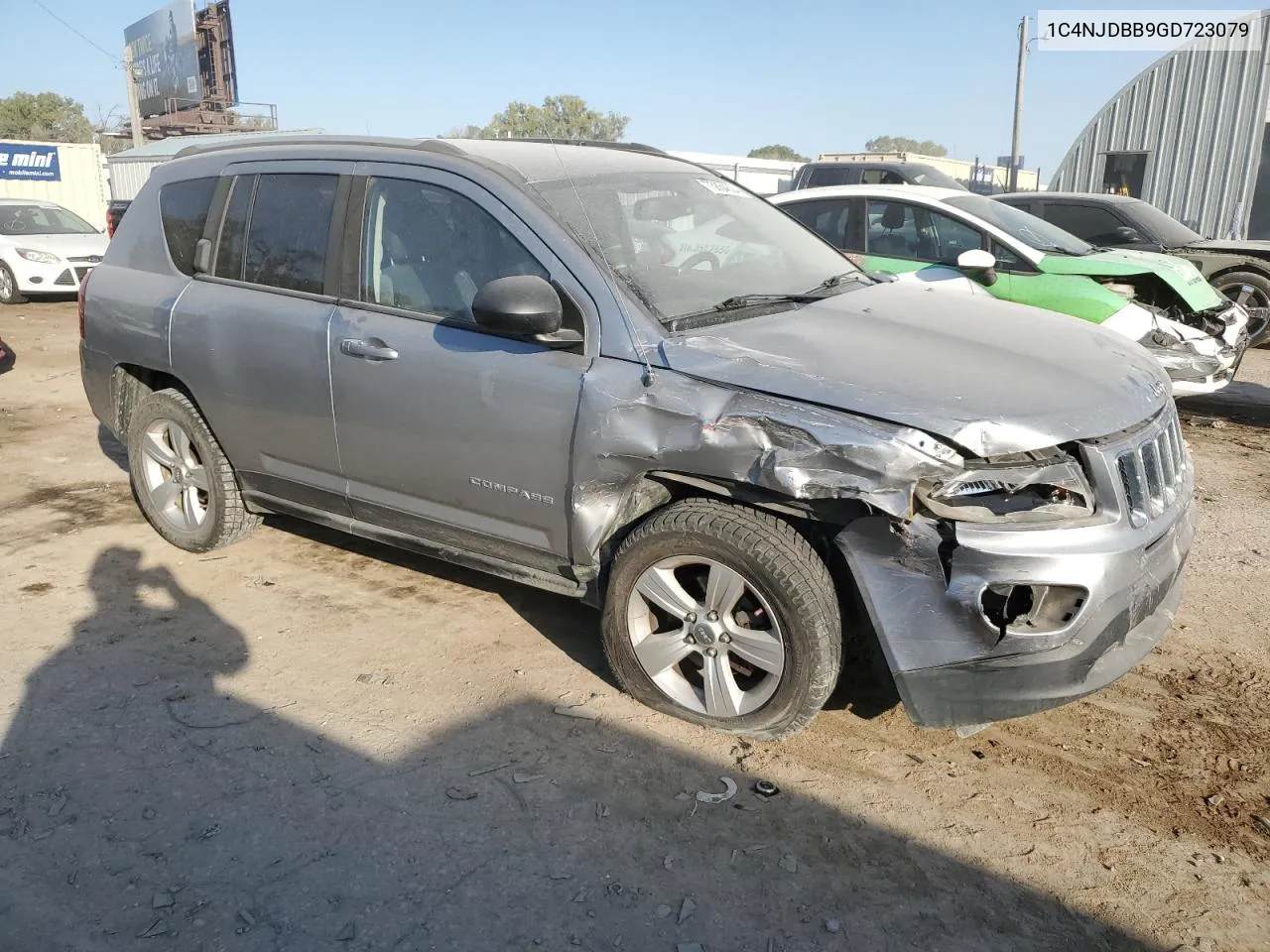 2016 Jeep Compass Sport VIN: 1C4NJDBB9GD723079 Lot: 75854604