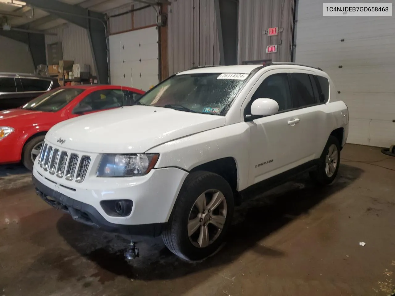 2016 Jeep Compass Latitude VIN: 1C4NJDEB7GD658468 Lot: 76114524