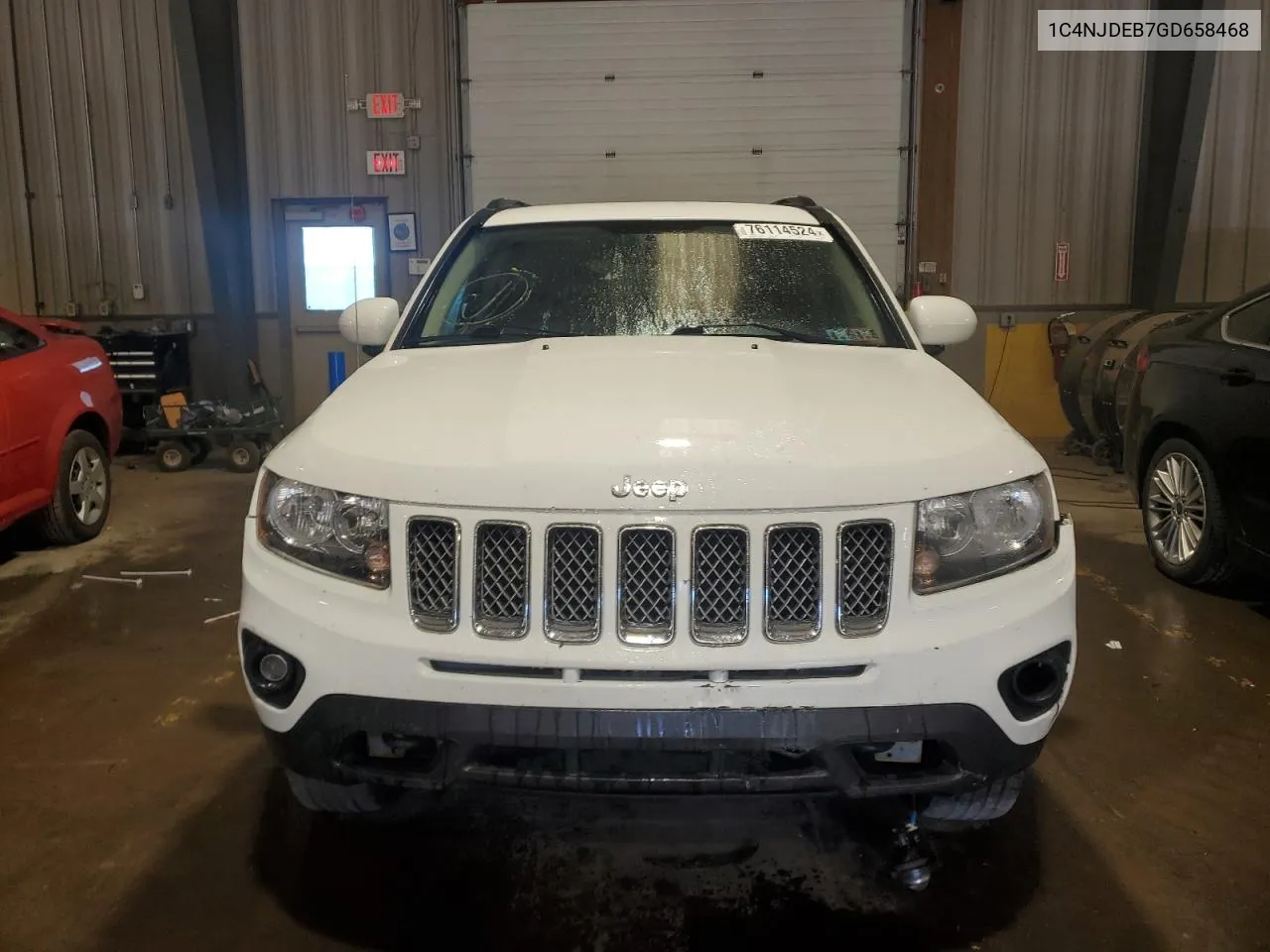 2016 Jeep Compass Latitude VIN: 1C4NJDEB7GD658468 Lot: 76114524