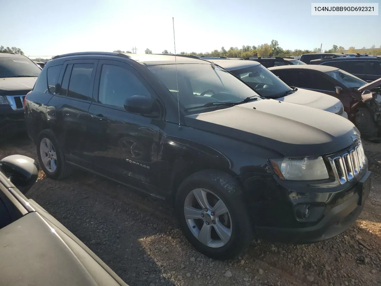 2016 Jeep Compass Sport VIN: 1C4NJDBB9GD692321 Lot: 76117144