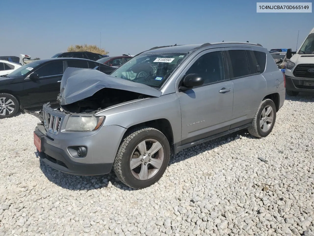 2016 Jeep Compass Sport VIN: 1C4NJCBA7GD665149 Lot: 76158594