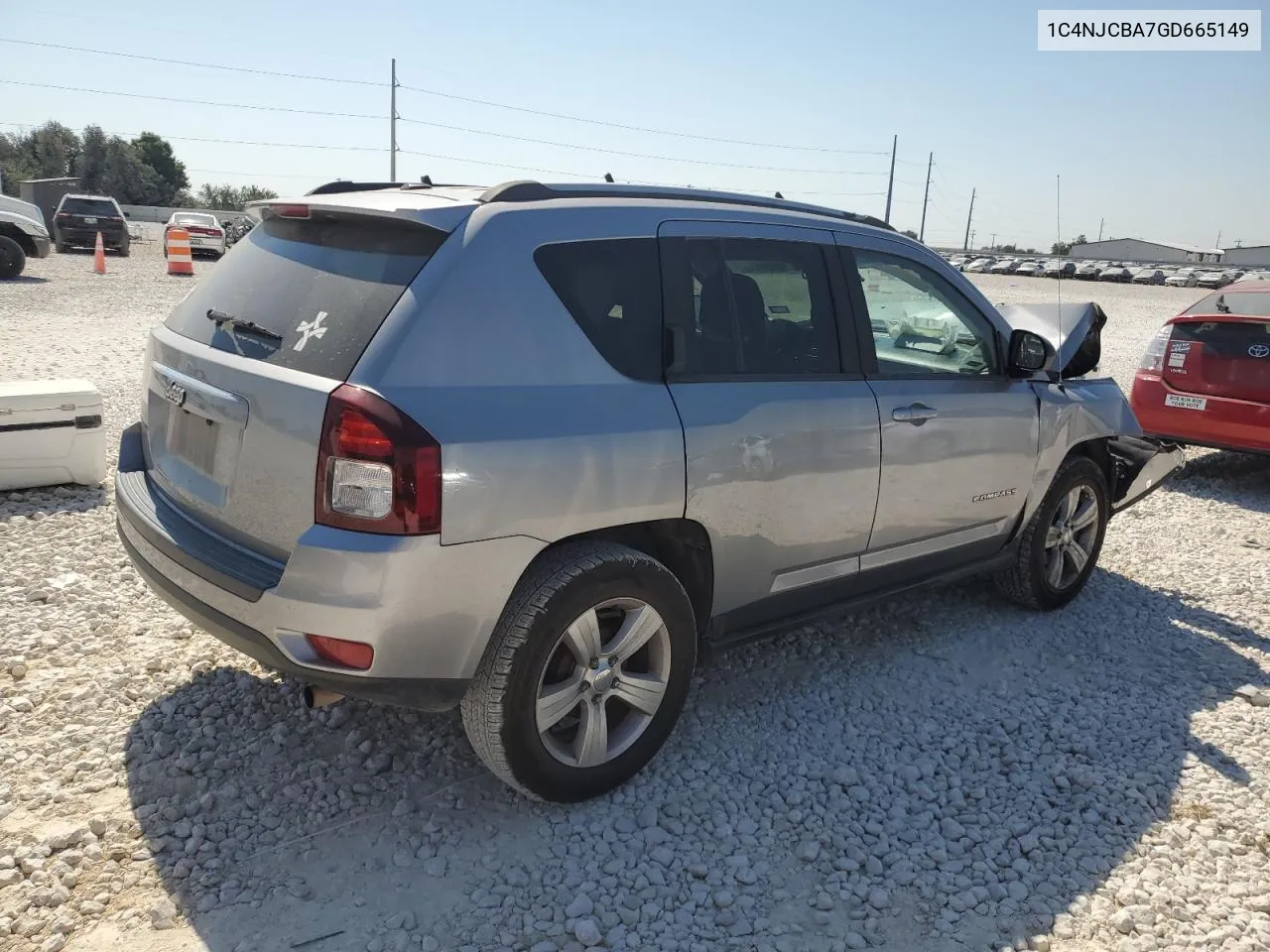 2016 Jeep Compass Sport VIN: 1C4NJCBA7GD665149 Lot: 76158594