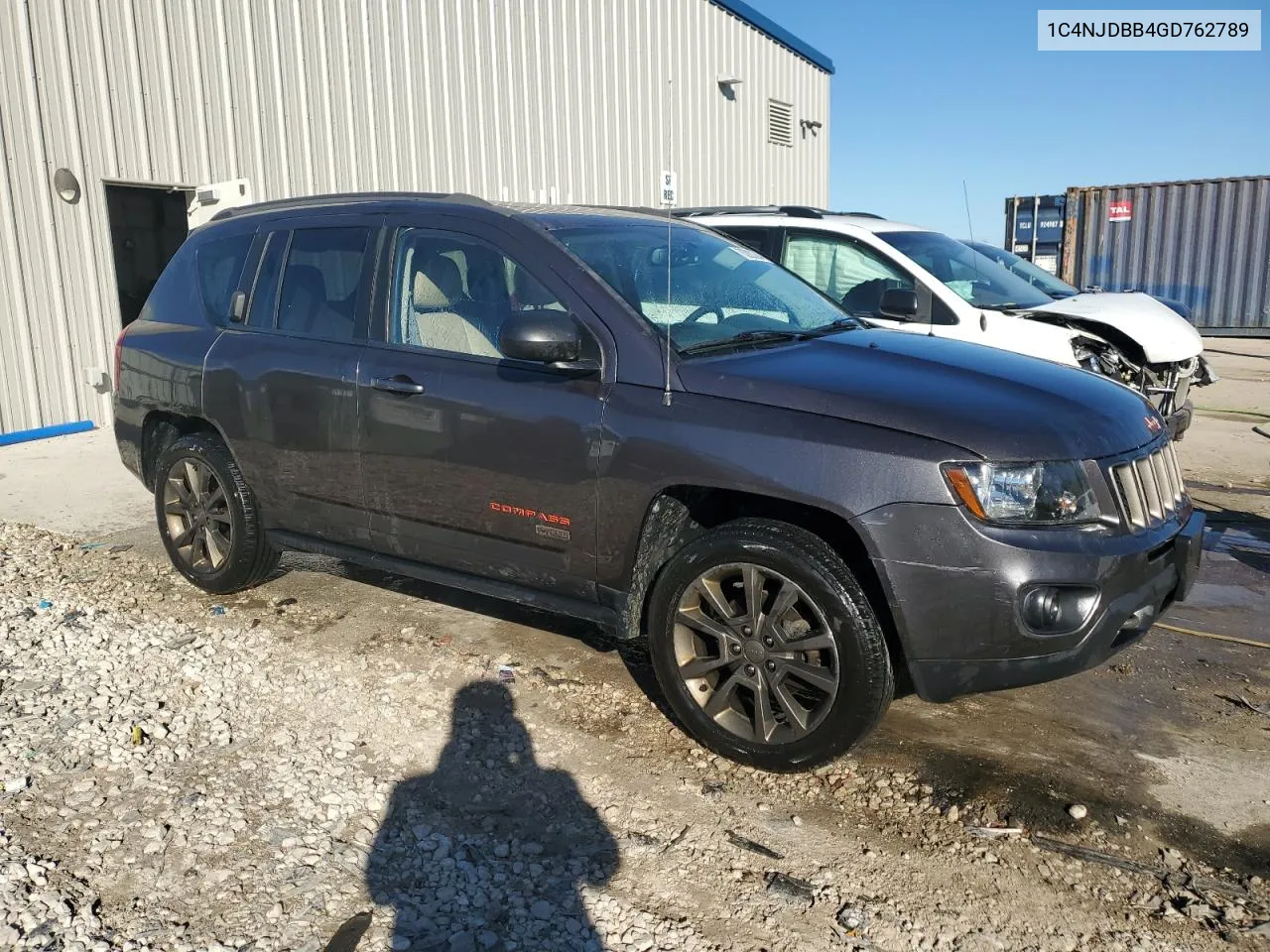 2016 Jeep Compass Sport VIN: 1C4NJDBB4GD762789 Lot: 76280384