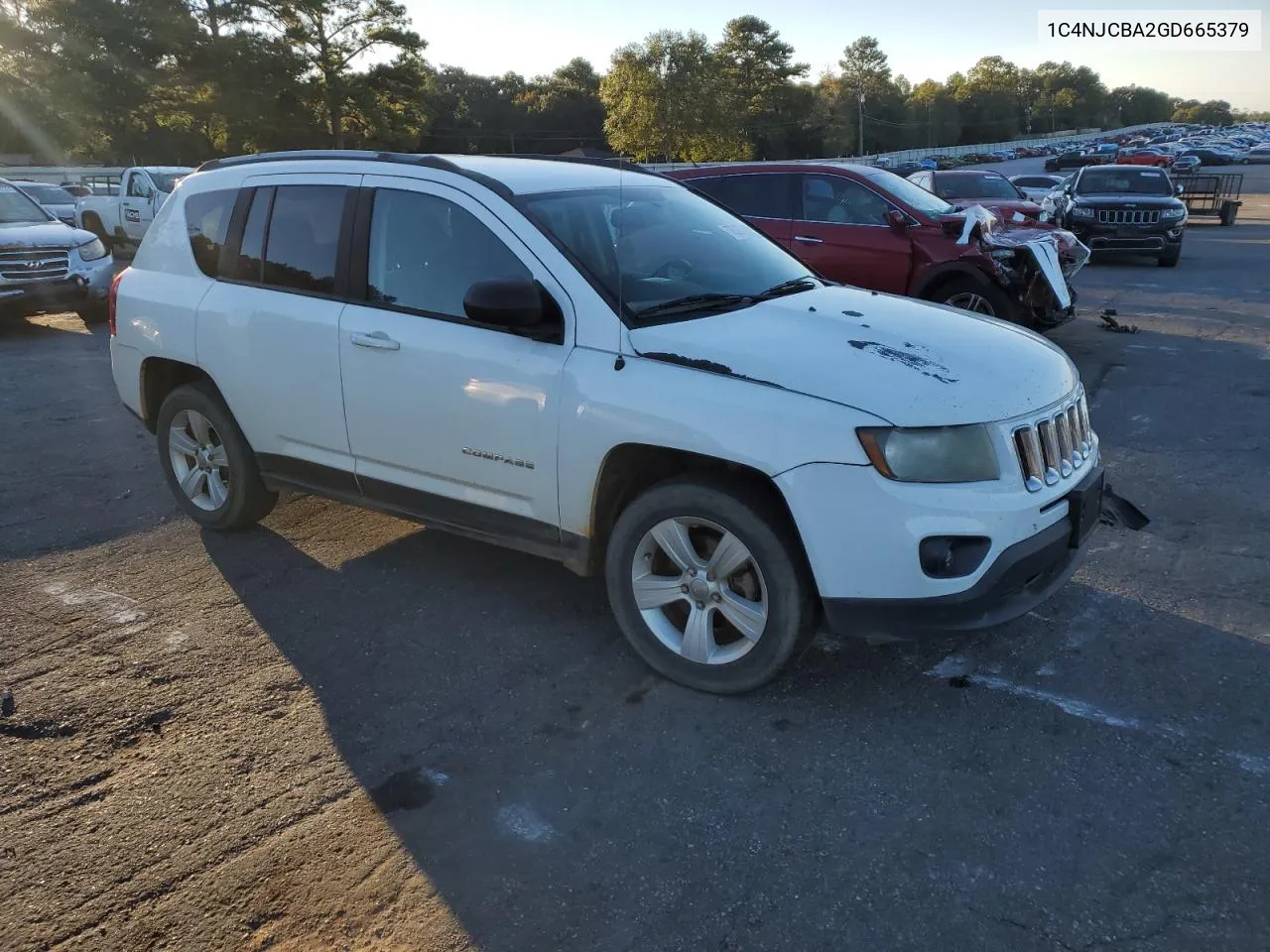 2016 Jeep Compass Sport VIN: 1C4NJCBA2GD665379 Lot: 76367874