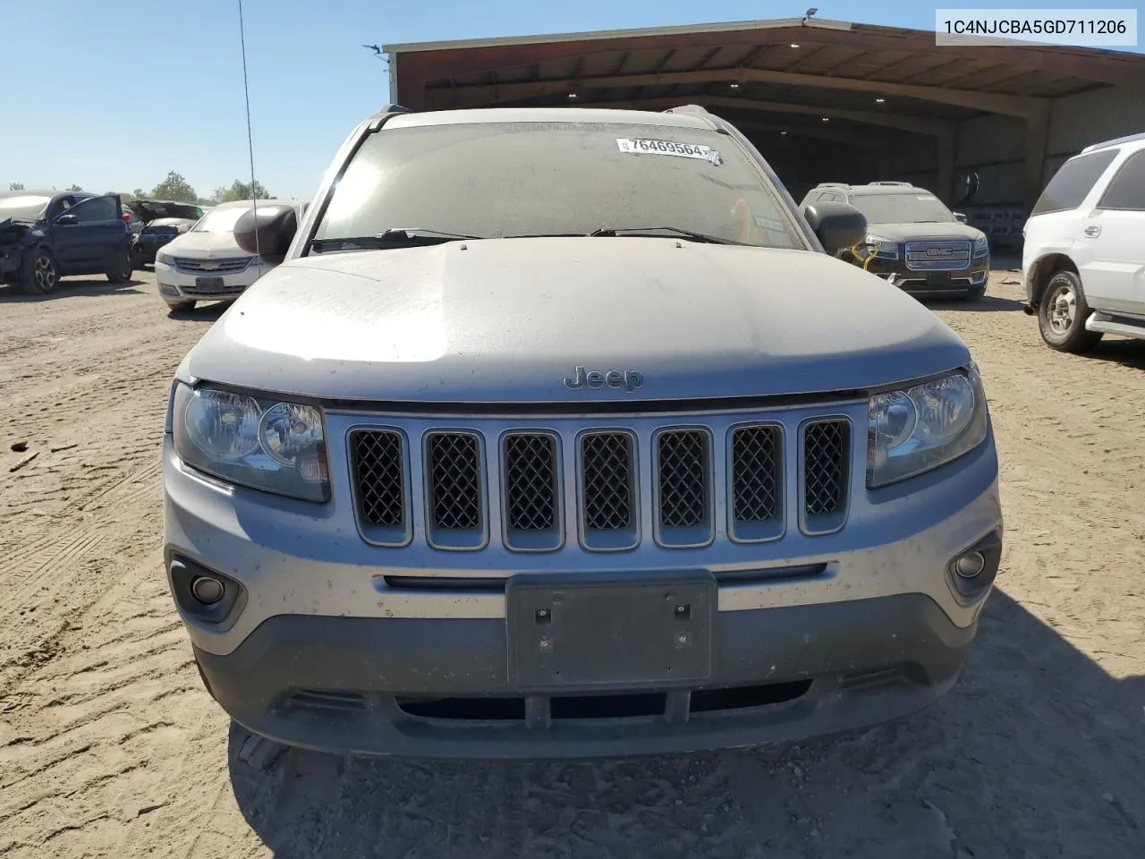 2016 Jeep Compass Sport VIN: 1C4NJCBA5GD711206 Lot: 76469564