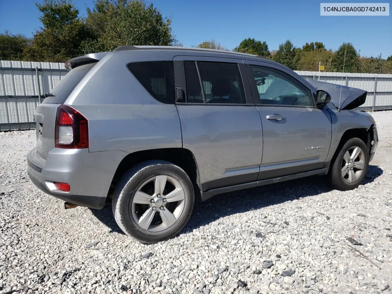 2016 Jeep Compass Sport VIN: 1C4NJCBA0GD742413 Lot: 76491934